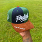 Green and Navy Radical Hat